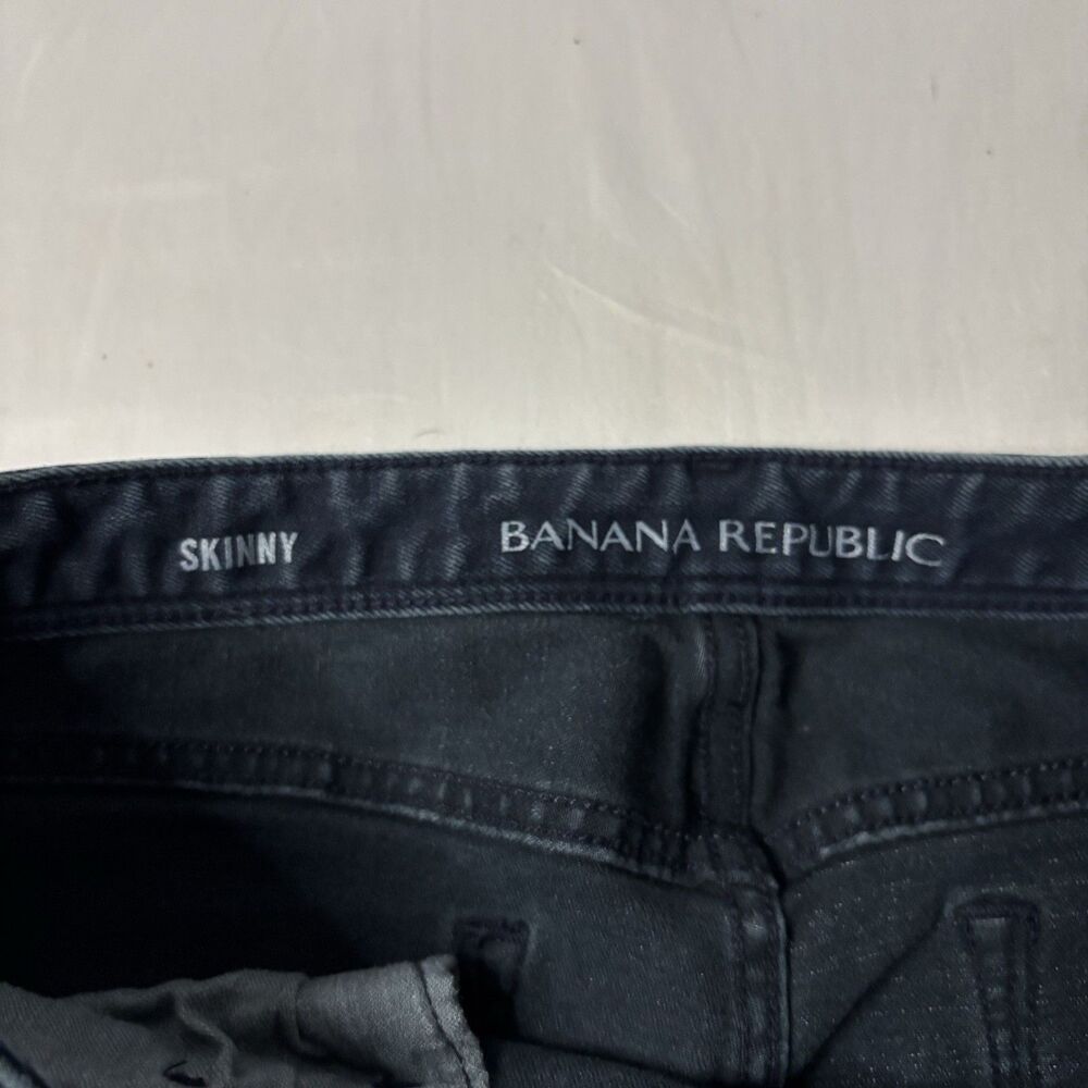 Banana Republic Skinny Jeans Black 31 Long Tall Inseam Women’s - Picture 2 of 6